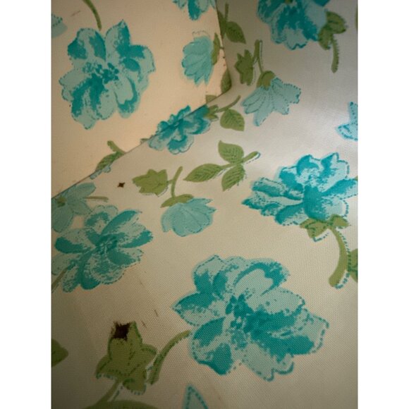 Vintage Dritz Wicker Sewing Basket With Floral Lining & Snap Closure and Handle - Picture 14 of 16